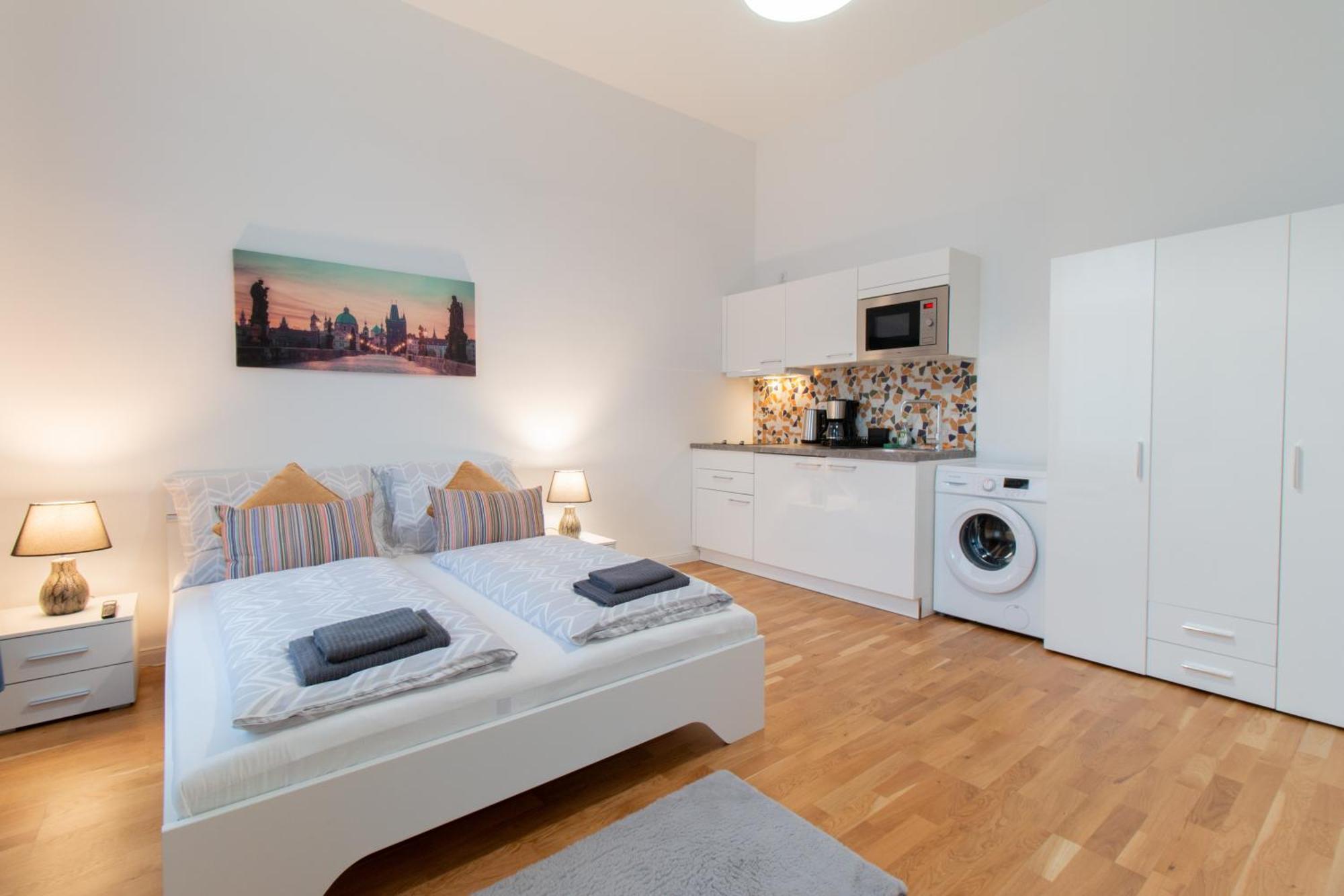 Washingtonova Cr Apartments Prag Dış mekan fotoğraf